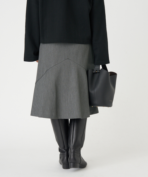 ウール混サテンスカート（スカート）｜IENA（イエナ）のファッション