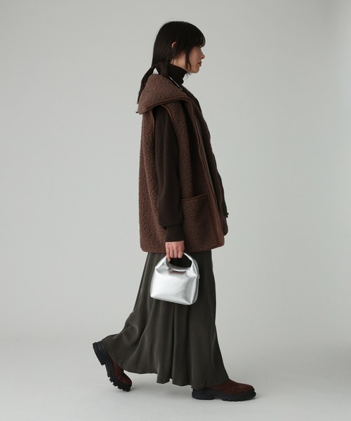 COLD BREAKER（コールドブレーカー）の「【COLD BREAKER】BABYLONE別注ボアベスト（その他アウター・レディース・ブラック/ブラウン・FREE）」の12枚目の写真