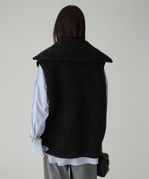 COLD BREAKER（コールドブレーカー）の「【COLD BREAKER】BABYLONE別注ボアベスト（その他アウター・レディース・ブラック/ブラウン・FREE）」の9枚目の写真