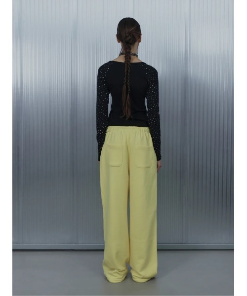 SETUPEXE(セットアップイーエックスイー)の「A'GEM/9 × .kom 『SETUPEXE/セットアップイーエックスイー』STAR SLEEVE PUNK TOP/スター&ドットデザイン長袖Tシャツ(Tシャツ/カットソー・レディース・ホワイト/グレー/ブラック・FREE)」の10枚目の写真