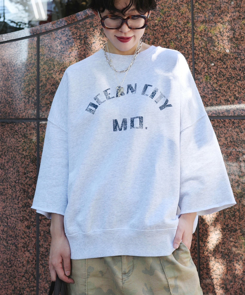 JOURNAL STANDARD LUXE(ジャーナルスタンダード ラックス)の「【Haily's】 SWT(スウェット・レディース・ホワイト/グレー・FREE)」の4枚目の写真