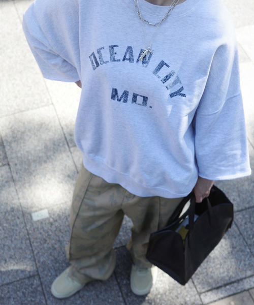 JOURNAL STANDARD LUXE(ジャーナルスタンダード ラックス)の「【Haily's】 SWT(スウェット・レディース・ホワイト/グレー・FREE)」の6枚目の写真