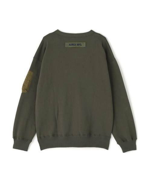 AVIREX(アヴィレックス)の「《WEB&DEPOT限定》TACTICAL CREWNECK SWEAT / タクティカル クルーネックスウェット / AVIREX / アヴィレックス(スウェット・メンズ・ブラック/その他17/ブラック系その他/ダークグリーン系・M/XL/2XL/L)」の15枚目の写真