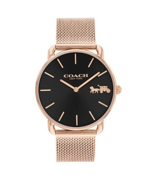 COACH(コーチ)の「【COACH】 コーチ ELLIOT レディース ウォッチ(アナログ腕時計・レディース・シルバー/ブラック/ピンクゴールド/ゴールド系その他/ホワイト・FREE)」の5枚目の写真