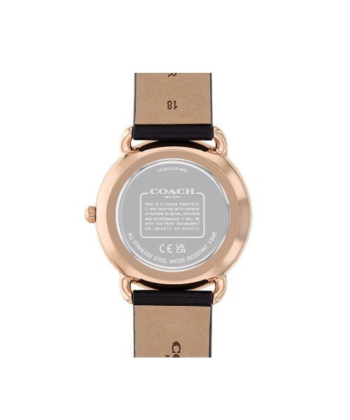 COACH(コーチ)の「【COACH】 コーチ ELLIOT レディース ウォッチ(アナログ腕時計・レディース・シルバー/ブラック/ピンクゴールド/ゴールド系その他/ホワイト・FREE)」の9枚目の写真