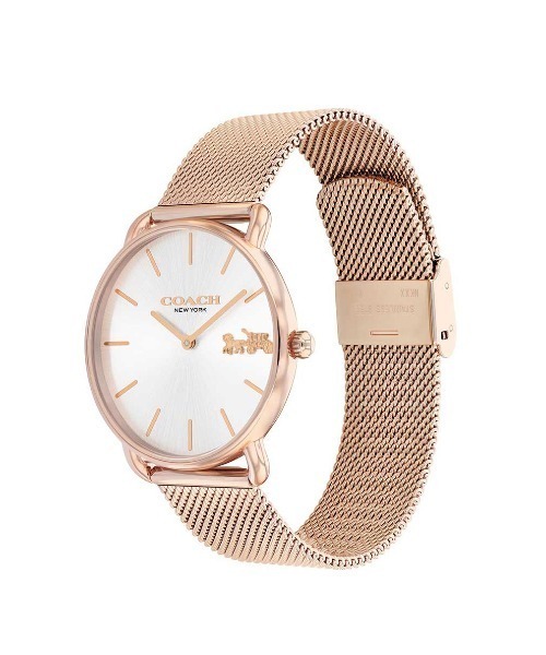 COACH(コーチ)の「【COACH】 コーチ ELLIOT レディース ウォッチ(アナログ腕時計・レディース・シルバー/ブラック/ピンクゴールド/ゴールド系その他/ホワイト・FREE)」の10枚目の写真