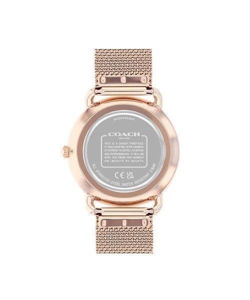 COACH(コーチ)の「【COACH】 コーチ ELLIOT レディース ウォッチ(アナログ腕時計・レディース・シルバー/ブラック/ピンクゴールド/ゴールド系その他/ホワイト・FREE)」の11枚目の写真