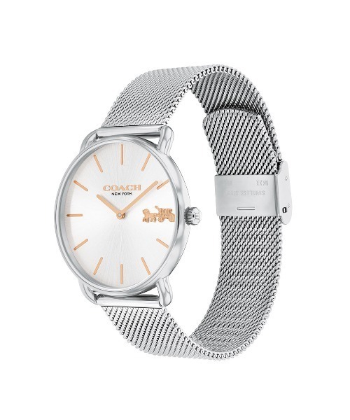 COACH(コーチ)の「【COACH】 コーチ ELLIOT レディース ウォッチ(アナログ腕時計・レディース・シルバー/ブラック/ピンクゴールド/ゴールド系その他/ホワイト・FREE)」の12枚目の写真