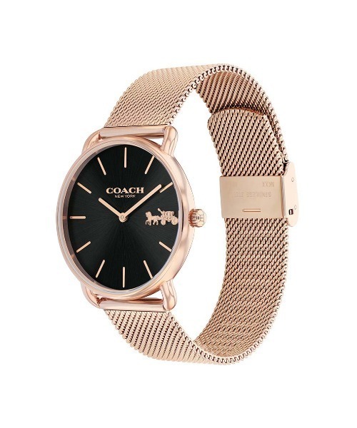 COACH(コーチ)の「【COACH】 コーチ ELLIOT レディース ウォッチ(アナログ腕時計・レディース・シルバー/ブラック/ピンクゴールド/ゴールド系その他/ホワイト・FREE)」の14枚目の写真