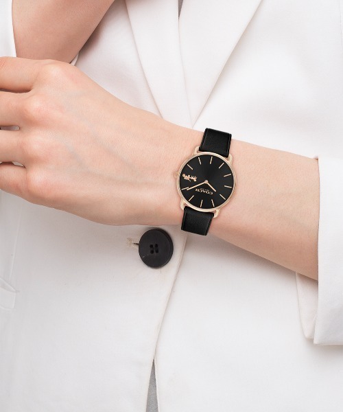 COACH(コーチ)の「【COACH】 コーチ ELLIOT レディース ウォッチ(アナログ腕時計・レディース・シルバー/ブラック/ピンクゴールド/ゴールド系その他/ホワイト・FREE)」の19枚目の写真