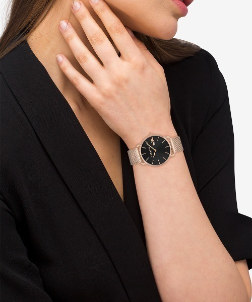 COACH(コーチ)の「【COACH】 コーチ ELLIOT レディース ウォッチ(アナログ腕時計・レディース・シルバー/ブラック/ピンクゴールド/ゴールド系その他/ホワイト・FREE)」の21枚目の写真