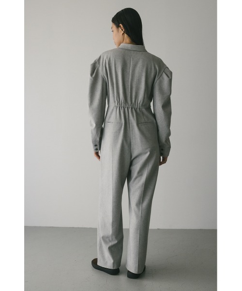セール】メランジショルダータックロンパース（つなぎ/オールインワン