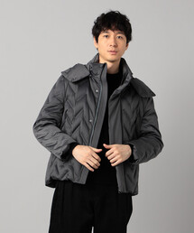 COMME CA MEN（コムサメン）の「矢振柄 3D ダウンブルゾン（ダウンジャケット/コート）」