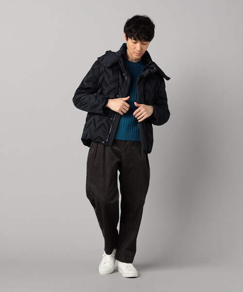 セール】矢振柄 3D ダウンブルゾン（ダウンジャケット/コート）｜COMME