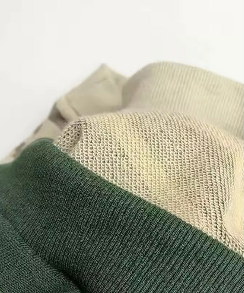 Bambin（ボンバン）の「【 Bambin / ボンバン 】 ボーダー 裏毛 スウェット（スウェット・キッズ・ライトベージュ/グリーン・110/120/130）」の11枚目の写真