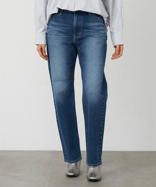 Lee（リー）の「リニューアル Lee BABE ストレッチ/ストレートデニムパンツ 【豊富なサイズ展開XXS-4L】（デニムパンツ・レディース・インディゴブルー/ライトインディゴブルー/ブルー・XX-SMALL/X-SMALL/SMALL/MEDIUM/X-LARGE/3L/LARGE/4L）」の9枚目の写真