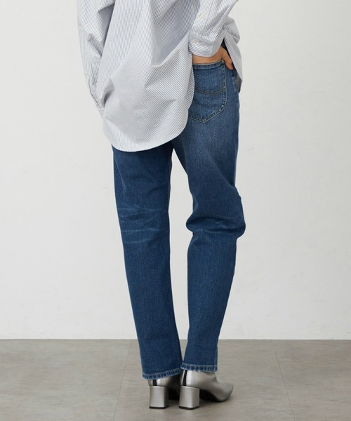 Lee（リー）の「リニューアル Lee BABE ストレッチ/ストレートデニムパンツ 【豊富なサイズ展開XXS-4L】（デニムパンツ・レディース・インディゴブルー/ライトインディゴブルー/ブルー・XX-SMALL/X-SMALL/SMALL/MEDIUM/X-LARGE/3L/LARGE/4L）」の13枚目の写真