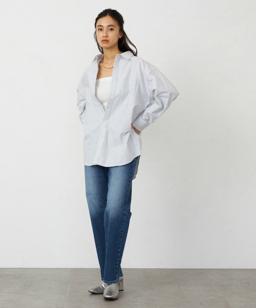 Lee（リー）の「リニューアル Lee BABE ストレッチ/ストレートデニムパンツ 【豊富なサイズ展開XXS-4L】（デニムパンツ・レディース・インディゴブルー/ライトインディゴブルー/ブルー・XX-SMALL/X-SMALL/SMALL/MEDIUM/X-LARGE/3L/LARGE/4L）」の16枚目の写真