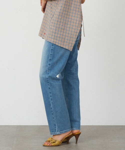 Lee（リー）の「リニューアル Lee BABE ストレッチ/ストレートデニムパンツ 【豊富なサイズ展開XXS-4L】（デニムパンツ・レディース・インディゴブルー/ライトインディゴブルー/ブルー・XX-SMALL/X-SMALL/SMALL/MEDIUM/X-LARGE/3L/LARGE/4L）」の18枚目の写真