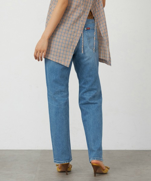 Lee（リー）の「リニューアル Lee BABE ストレッチ/ストレートデニムパンツ 【豊富なサイズ展開XXS-4L】（デニムパンツ・レディース・インディゴブルー/ライトインディゴブルー/ブルー・XX-SMALL/X-SMALL/SMALL/MEDIUM/X-LARGE/3L/LARGE/4L）」の20枚目の写真