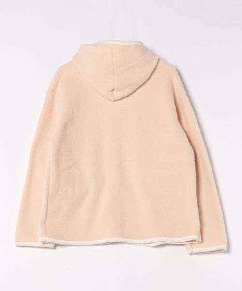 BLANC FICELLE(ブランフィセル)の「ボア ジャケット(ブルゾン・レディース・アイボリー/ベージュ・M/L/XL)」の3枚目の写真