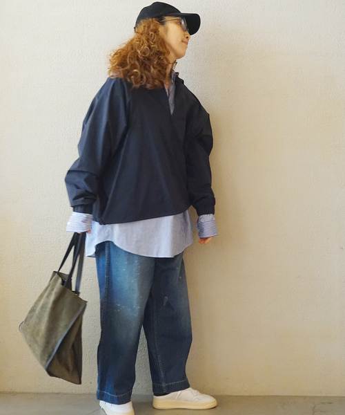 JOURNAL STANDARD LUXE(ジャーナルスタンダード ラックス)の「ハイカウントタイプライターPlainシャツ(シャツ/ブラウス・レディース・ブルー系その他/ホワイト/ブルー・FREE)」の6枚目の写真