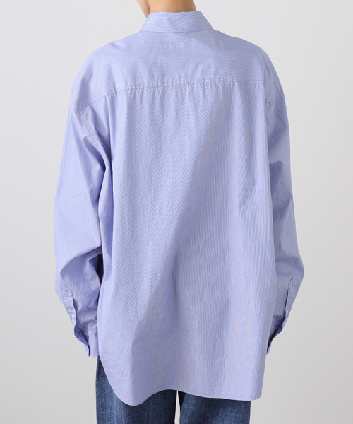 JOURNAL STANDARD LUXE(ジャーナルスタンダード ラックス)の「ハイカウントタイプライターPlainシャツ(シャツ/ブラウス・レディース・ブルー系その他/ホワイト/ブルー・FREE)」の14枚目の写真