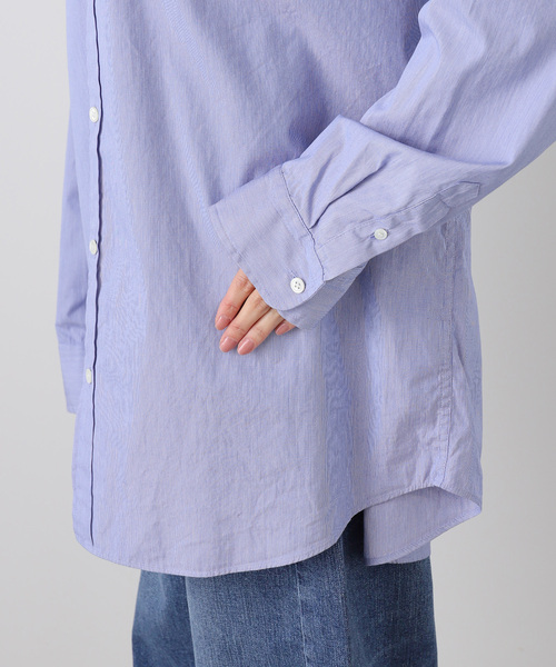 JOURNAL STANDARD LUXE(ジャーナルスタンダード ラックス)の「ハイカウントタイプライターPlainシャツ(シャツ/ブラウス・レディース・ブルー系その他/ホワイト/ブルー・FREE)」の17枚目の写真