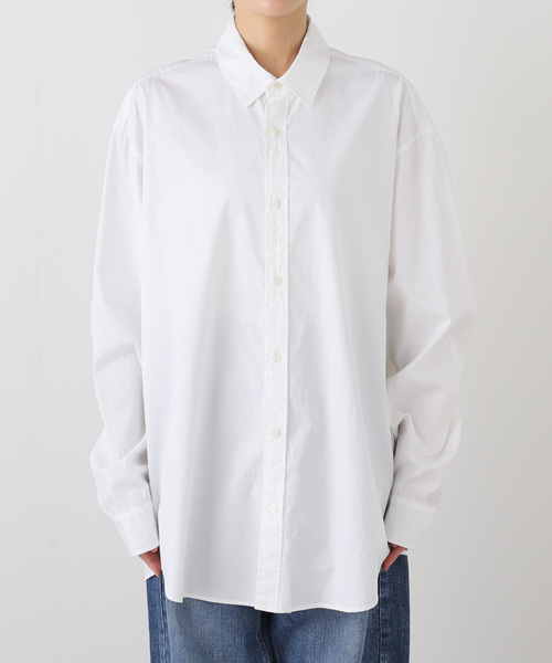JOURNAL STANDARD LUXE(ジャーナルスタンダード ラックス)の「ハイカウントタイプライターPlainシャツ(シャツ/ブラウス・レディース・ブルー系その他/ホワイト/ブルー・FREE)」の19枚目の写真