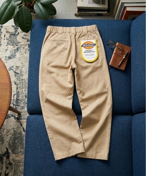 Dickies（ディッキーズ）の「【Dickies/ディッキーズ】ツイル＆デニムワイドストレートパンツ（その他パンツ・メンズ・インディゴブルー/チャコールグレー/ブラック/ブラック系その他/ベージュ/カーキ・LL/L/M）」の5枚目の写真