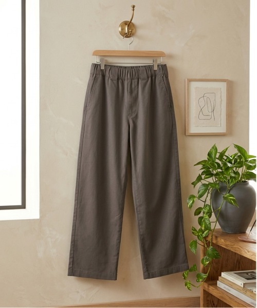 Dickies（ディッキーズ）の「【Dickies/ディッキーズ】ツイル＆デニムワイドストレートパンツ（その他パンツ・メンズ・インディゴブルー/チャコールグレー/ブラック/ブラック系その他/ベージュ/カーキ・LL/L/M）」の6枚目の写真