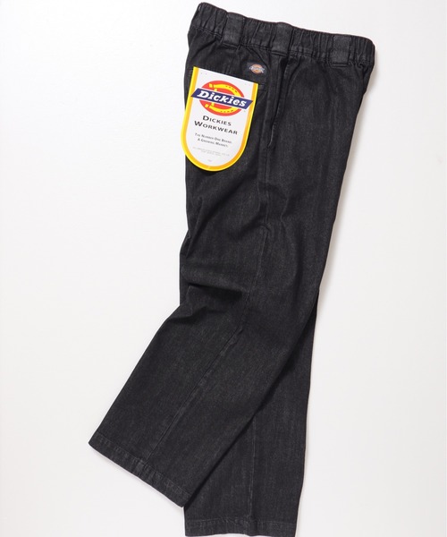 Dickies（ディッキーズ）の「【Dickies/ディッキーズ】ツイル＆デニムワイドストレートパンツ（その他パンツ・メンズ・インディゴブルー/チャコールグレー/ブラック/ブラック系その他/ベージュ/カーキ・LL/L/M）」の14枚目の写真