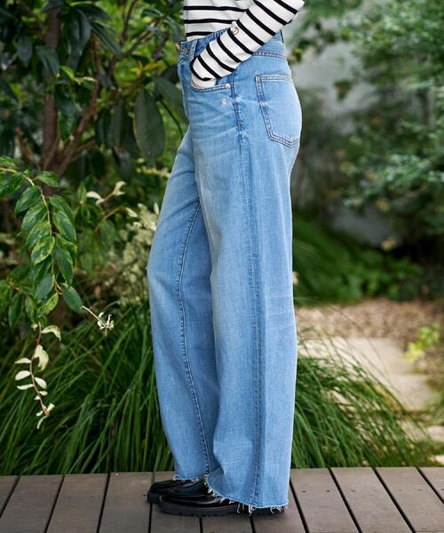 DRESSTERIOR（ドレステリア）の「センタープレスストレートデニム（デニムパンツ・レディース・ブルー・34/36/38/40）」の4枚目の写真