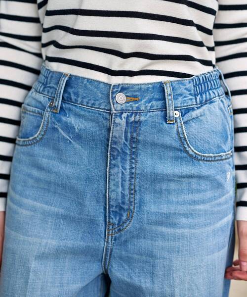 DRESSTERIOR（ドレステリア）の「センタープレスストレートデニム（デニムパンツ・レディース・ブルー・34/36/38/40）」の6枚目の写真