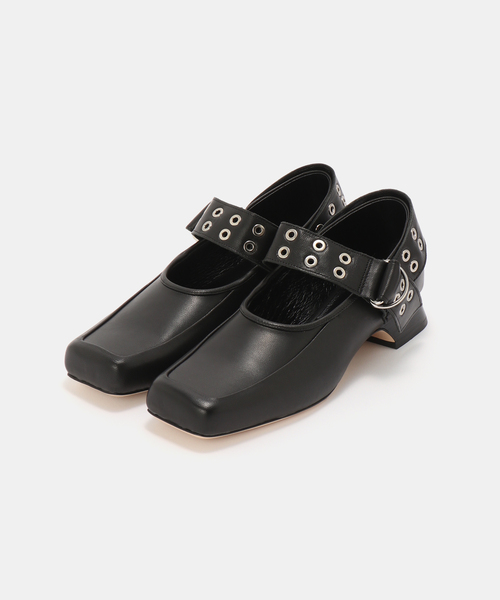 ALM.（アルム）の「【ALM./アルム】JEWELER LEATHER PUMPS AL117（ローファー・レディース・ブラック/ボルドー・38/37）」の12枚目の写真