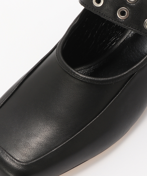 ALM.（アルム）の「【ALM./アルム】JEWELER LEATHER PUMPS AL117（ローファー・レディース・ブラック/ボルドー・38/37）」の13枚目の写真