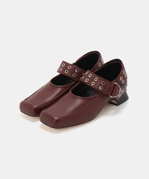 ALM.（アルム）の「【ALM./アルム】JEWELER LEATHER PUMPS AL117（ローファー・レディース・ブラック/ボルドー・38/37）」の14枚目の写真