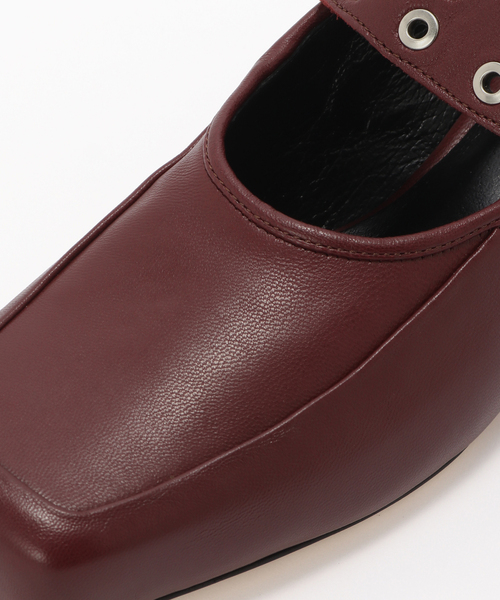 ALM.（アルム）の「【ALM./アルム】JEWELER LEATHER PUMPS AL117（ローファー・レディース・ブラック/ボルドー・38/37）」の15枚目の写真