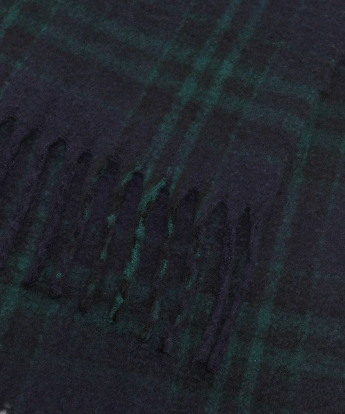 RAGEBLUE(レイジブルー)の「チェック柄ボリュームフリンジマフラー(マフラー・メンズ・ホワイト系その他/グレー系その他/グリーン系その他・FREE)」の22枚目の写真