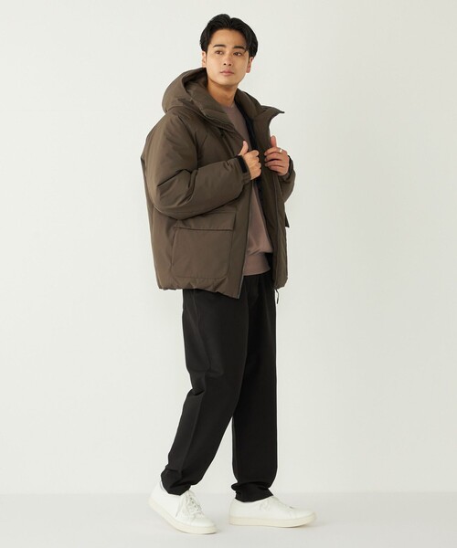 SHIPS Colors:〈撥水・防風・防花粉〉All Weather Tex 中綿 ブルゾン