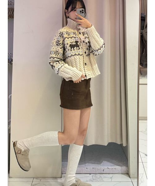MUSINSA STANDARD WOMAN(ムシンサスタンダードウーマン)の「レディースコーデュロイミニスカート【カーキブラウン】(スカート・レディース・その他・SMALL/MEDIUM/LARGE/X-SMALL)」の12枚目の写真