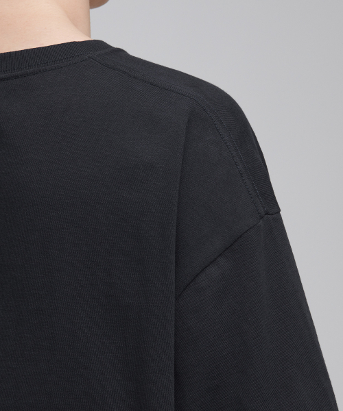MUSINSA STANDARD（ムシンサスタンダード）の「オーバーサイズクルーネックTシャツ[ダークグレー]（Tシャツ/カットソー・メンズ・その他・SMALL/MEDIUM/LARGE/X-LARGE/XX-LARGE/XXX-LARGE）」の5枚目の写真