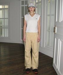 OUT-POCKET CARPENTER PANTS (CREAM YELLOW)
