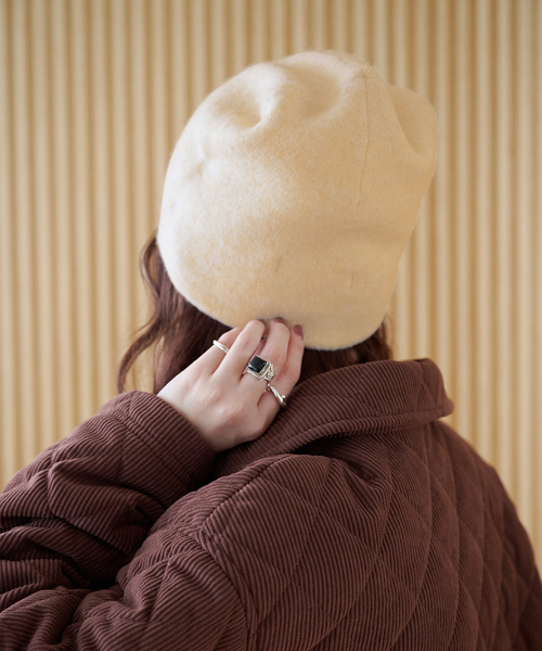 B.C STOCK（ベーセーストック）の「【ZOZO限定】ビーニー（ニットキャップ/ビーニー・レディース・チャコールグレー/ブラウン/ピンク/ブラック/アイボリー・FREE）」の17枚目の写真