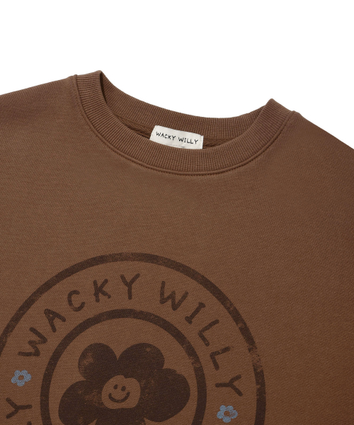 Wacky WiLLy(ワッキーウィリー)の「ウィメンズリリーサークルグラフィックスウェットブラウン(スウェット・レディース・その他・F)」の4枚目の写真