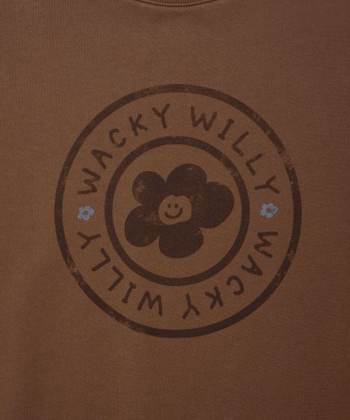 Wacky WiLLy(ワッキーウィリー)の「ウィメンズリリーサークルグラフィックスウェットブラウン(スウェット・レディース・その他・F)」の5枚目の写真