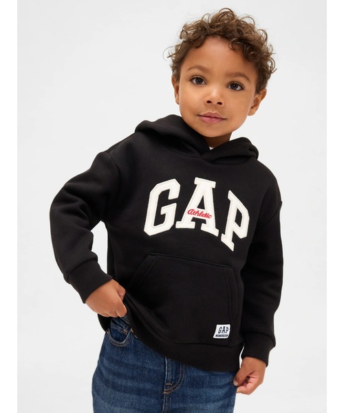 GAP（ギャップ）の「ヴィンテージソフト GAP Athleticロゴパーカー (幼児・ベビー)（パーカー・キッズ・ネイビー/レッド/ブラウン/ブラック/オフホワイト・95cm/90cm/80ｃｍ/70cm/100cm/105cm/110cm）」の3枚目の写真