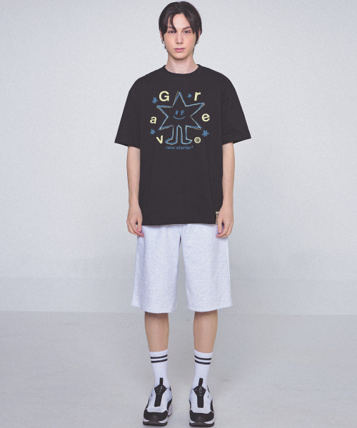 GRAVER（グレーバー）の「[ユニセックス]NEW-STARTER 半袖Tシャツ_ブラック（Tシャツ/カットソー・レディース・ブラック・SMALL/MEDIUM/LARGE）」の2枚目の写真