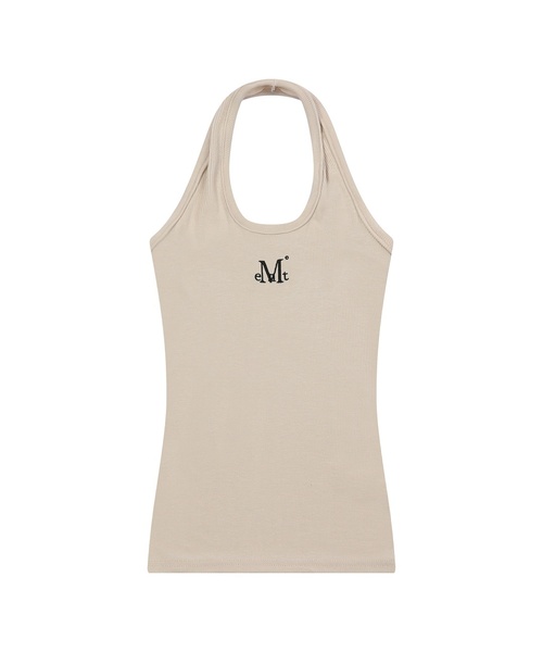 MUCENT(ムセント)の「ニューディホルターネックロングスリーブレストップス(5カラー)(Tシャツ/カットソー・レディース・ホワイト/ブラック/グレー/チャコール/ベージュ・FREE)」の5枚目の写真