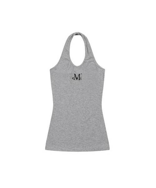MUCENT(ムセント)の「ニューディホルターネックロングスリーブレストップス(5カラー)(Tシャツ/カットソー・レディース・ホワイト/ブラック/グレー/チャコール/ベージュ・FREE)」の3枚目の写真